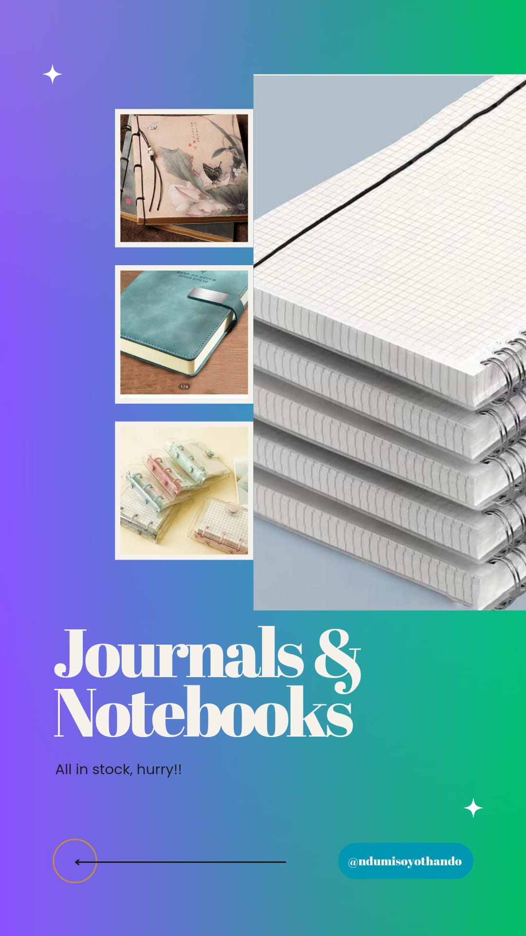 Journals and notebooks